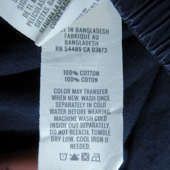 Aerie Navy Blue ‘Go-For-It’ 100% Cotton High-Waist Cargo Pants | Size Small - Picture 9 of 10